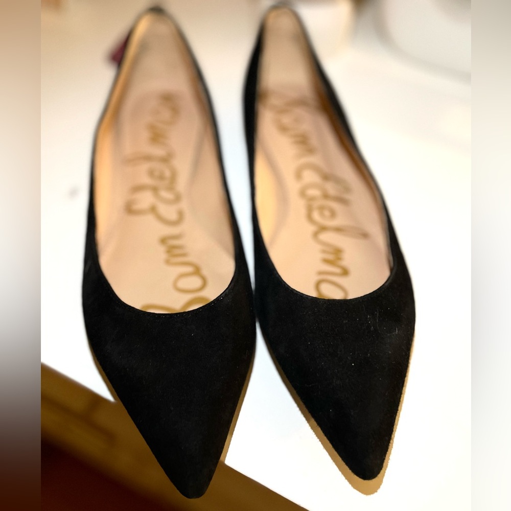 Sam Edelman Black Suede Flats
